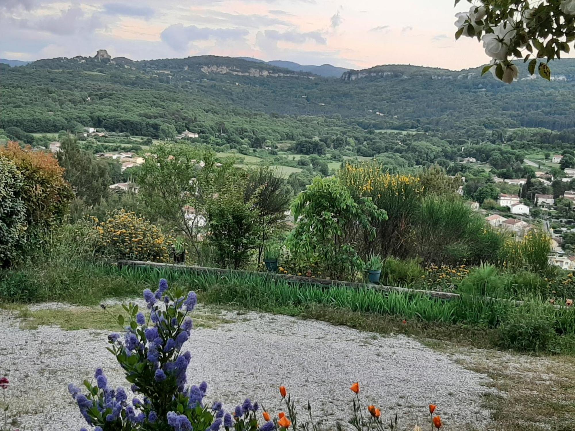 T.Belle Vue Panoramique Au Coeur Du Luberon 40M2 + Pergola . Jardin. P Lejlighed Apt Eksteriør billede